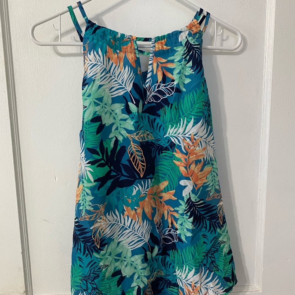 Floral tank top